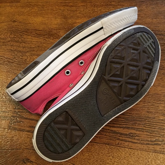 Converse Shoes - Converse Size 6 Pink And White Great Shape